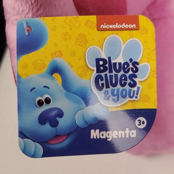 BNWT Blue's Clues' Magenta Plush 11" - Picture 3 of 4